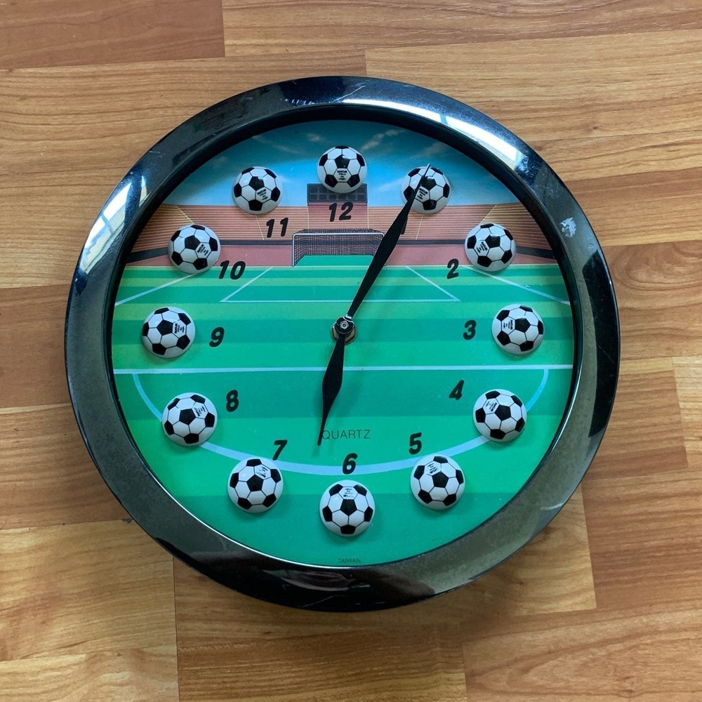 Vintage Soccer Wall Clock
